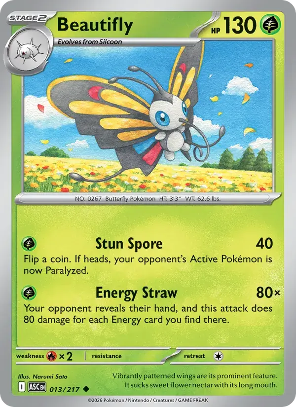 Beautifly - 013/295 - Ascended Heroes