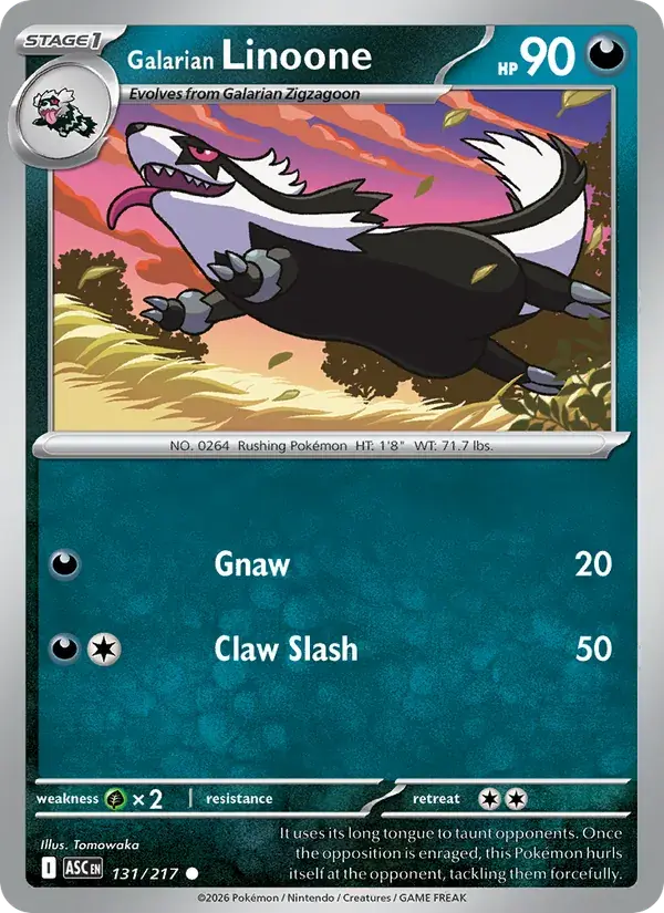 Galarian Linoone - 131/295 - Ascended Heroes