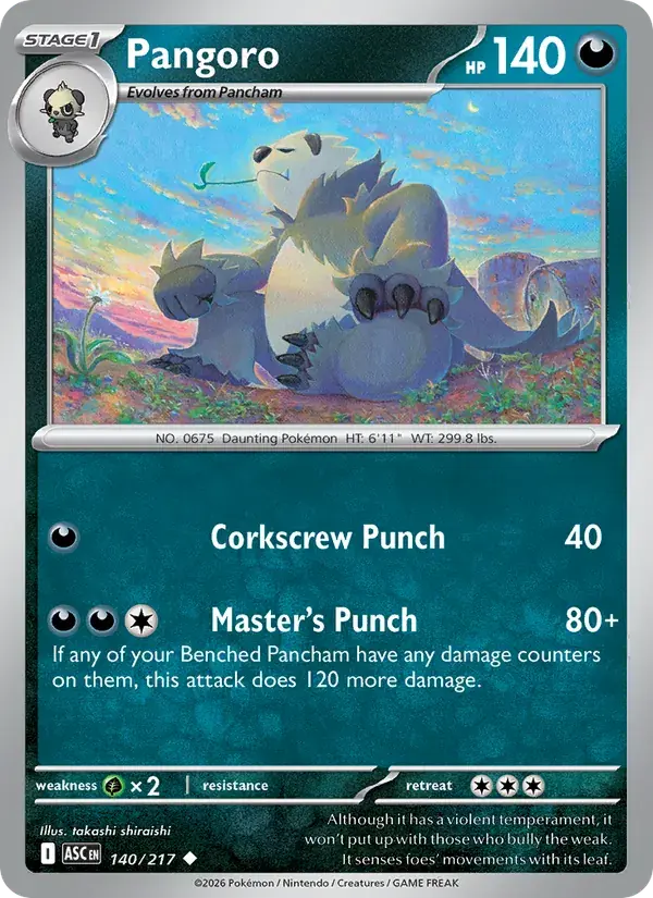 Pangoro - 140/295 - Ascended Heroes