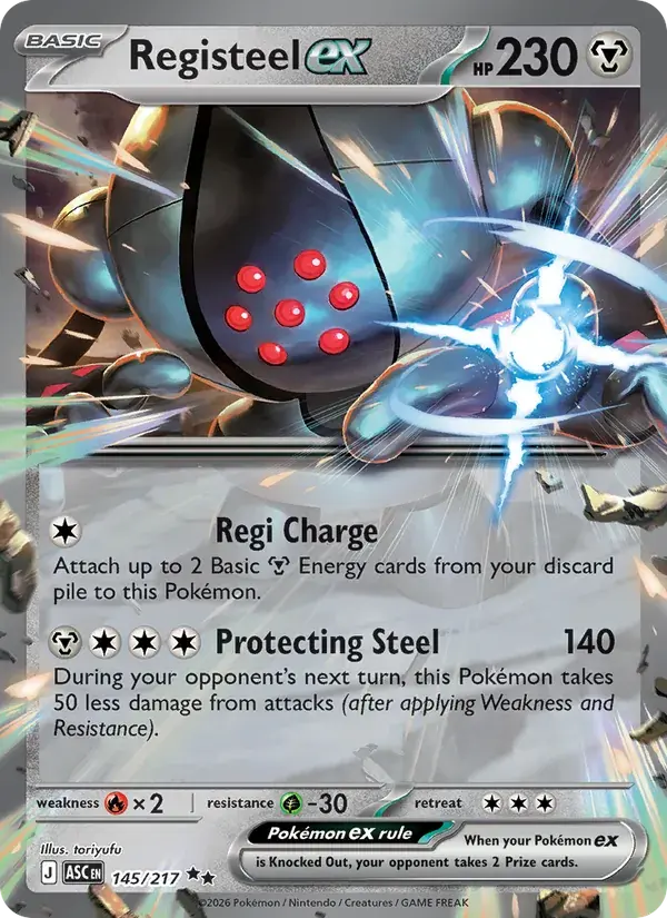 Registeel ex - 145/295 - Ascended Heroes