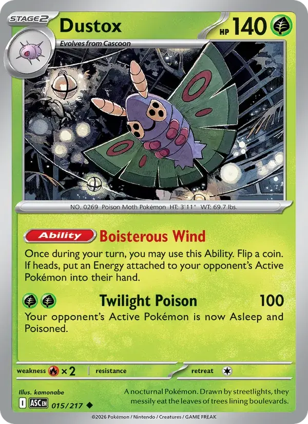 Dustox - 015/295 - Ascended Heroes
