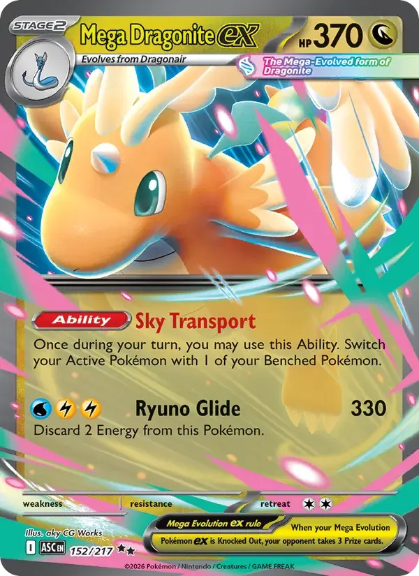 Mega Dragonite ex - 152/295 - Ascended Heroes