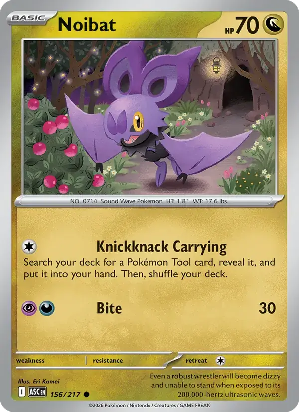 Noibat - 156/295 - Ascended Heroes