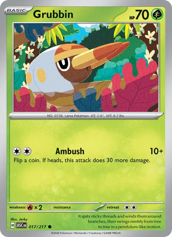 Grubbin - 017/295 - Ascended Heroes
