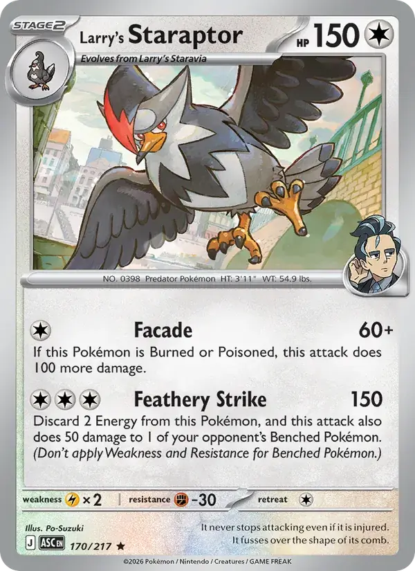 Larry's Staraptor - 170/295 - Ascended Heroes
