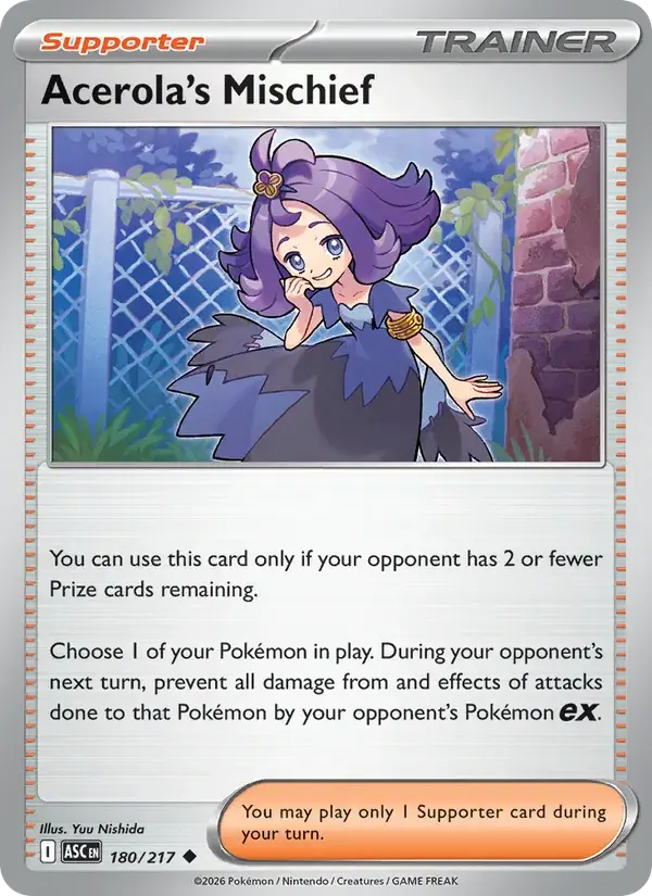 Acerola's Mischief - 180/295 - Ascended Heroes