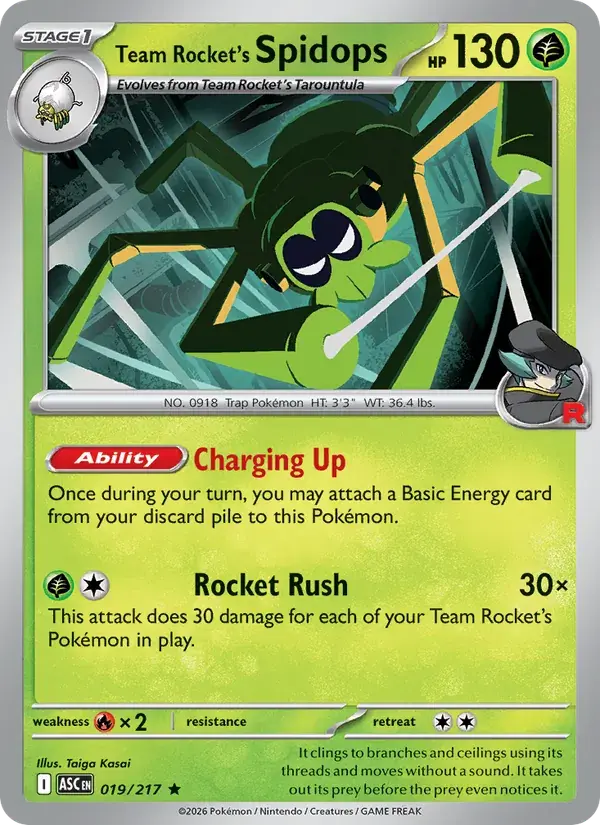 Team Rocket's Spidops - 019/295 - Ascended Heroes