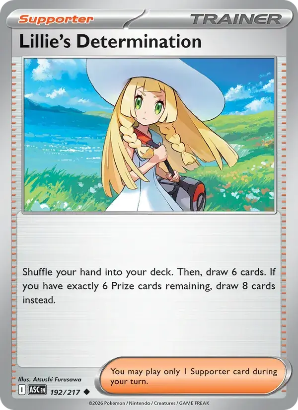 Lillie's Determination - 192/295 - Ascended Heroes