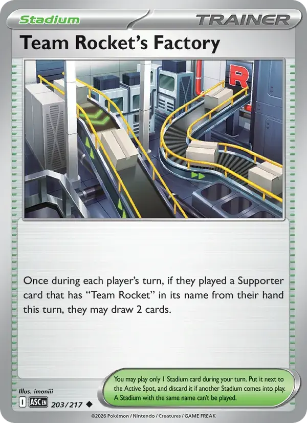Team Rocket's Factory - 203/295 - Ascended Heroes