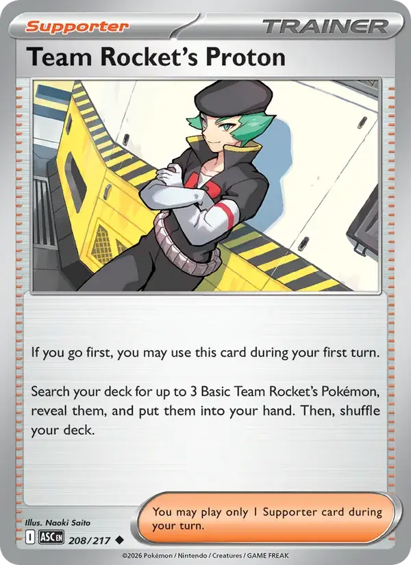 Team Rocket's Proton - 208/295 - Ascended Heroes