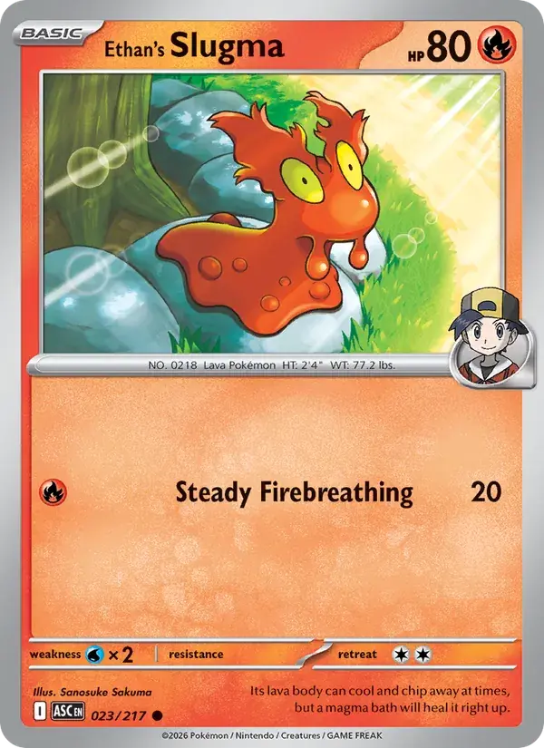 Ethan's Slugma - 023/295 - Ascended Heroes