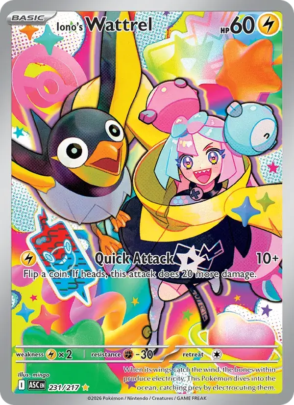 Iono's Wattrel - 231/295 - Ascended Heroes