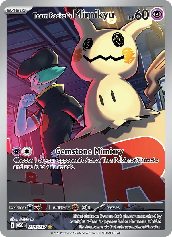 Team Rocket's Mimikyu - 238/295 - Ascended Heroes
