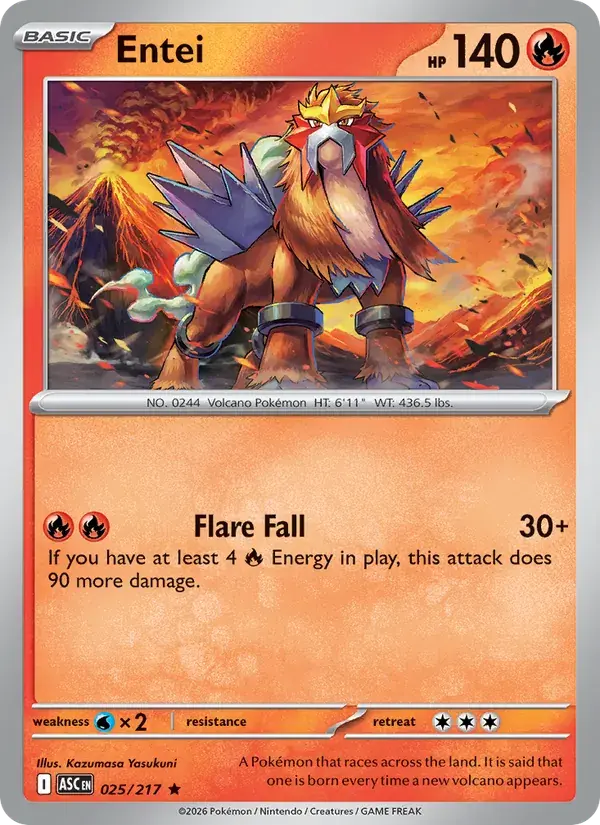 Entei - 025/295 - Ascended Heroes