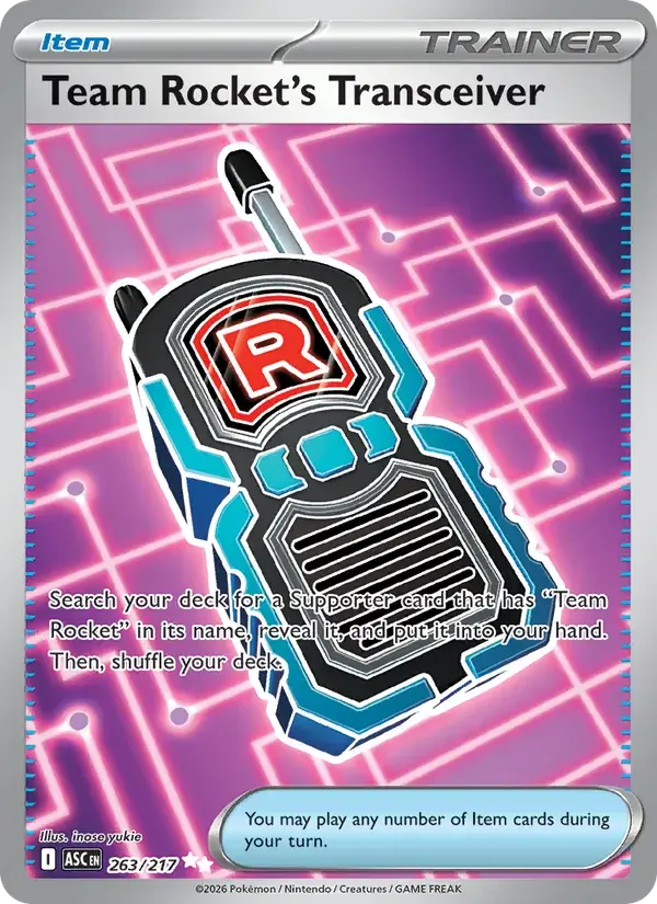 Team Rocket's Transceiver - 263/295 - Ascended Heroes