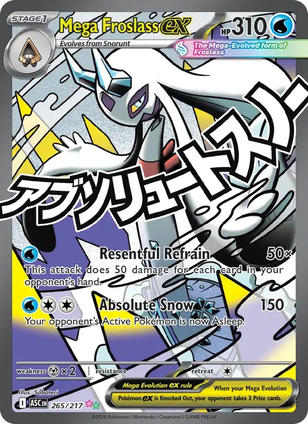 Mega Froslass ex - 265/295 - Ascended Heroes