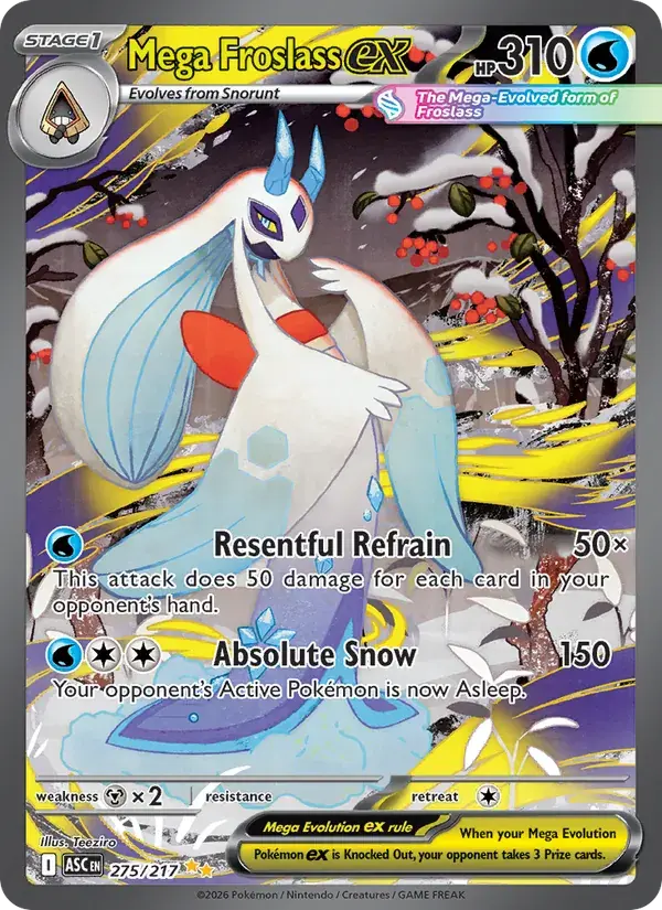 Mega Froslass ex - 275/295 - Ascended Heroes