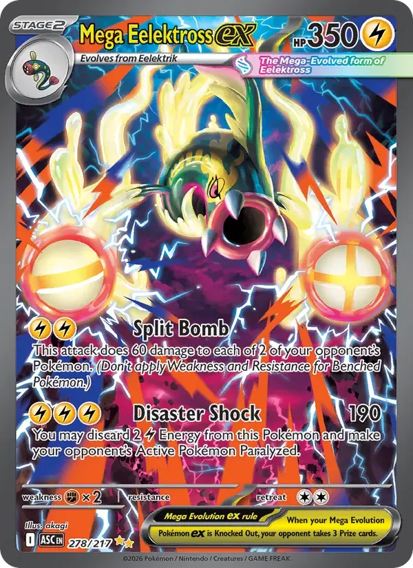 Mega Eelektross ex - 278/295 - Ascended Heroes