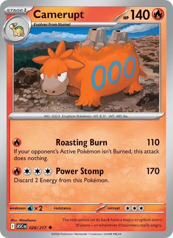 Camerupt - 028/295 - Ascended Heroes