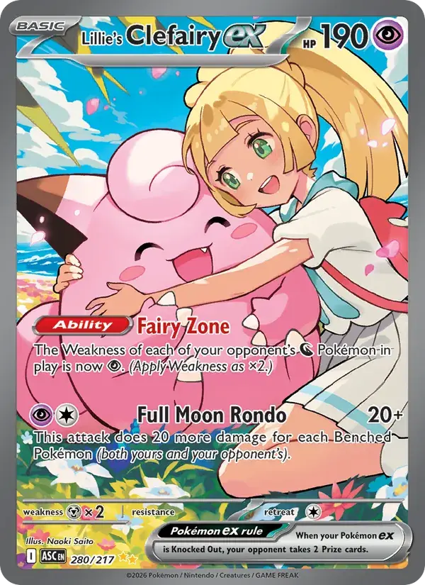 Lillie's Clefairy ex - 280/295 - Ascended Heroes