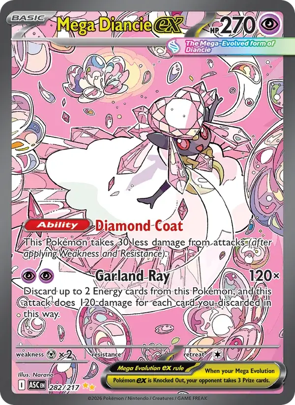 Mega Diancie ex - 282/295 - Ascended Heroes