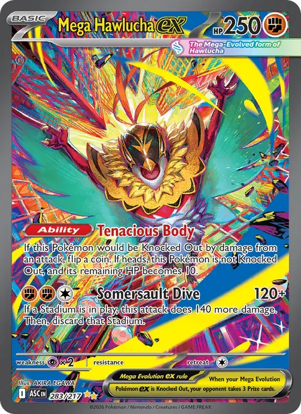 Mega Hawlucha ex - 283/295 - Ascended Heroes