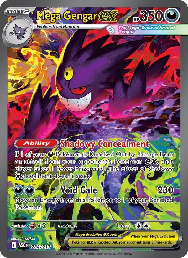 Mega Gengar ex - 284/295 - Ascended Heroes