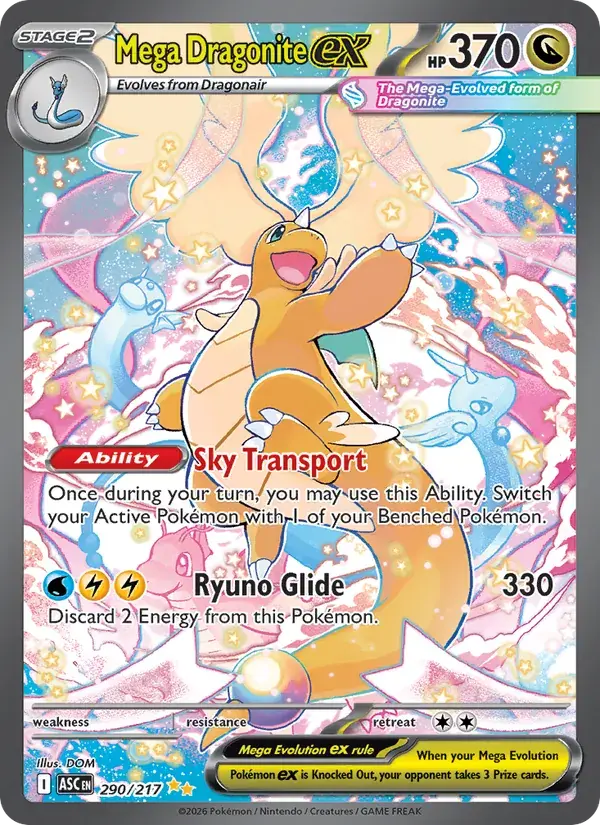 Mega Dragonite ex - 290/295 - Ascended Heroes