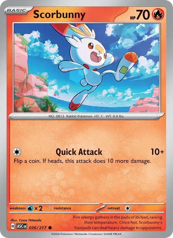 Scorbunny - 036/295 - Ascended Heroes