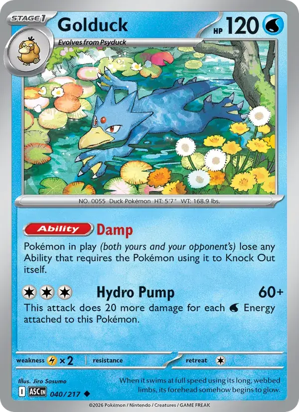 Golduck - 040/295 - Ascended Heroes