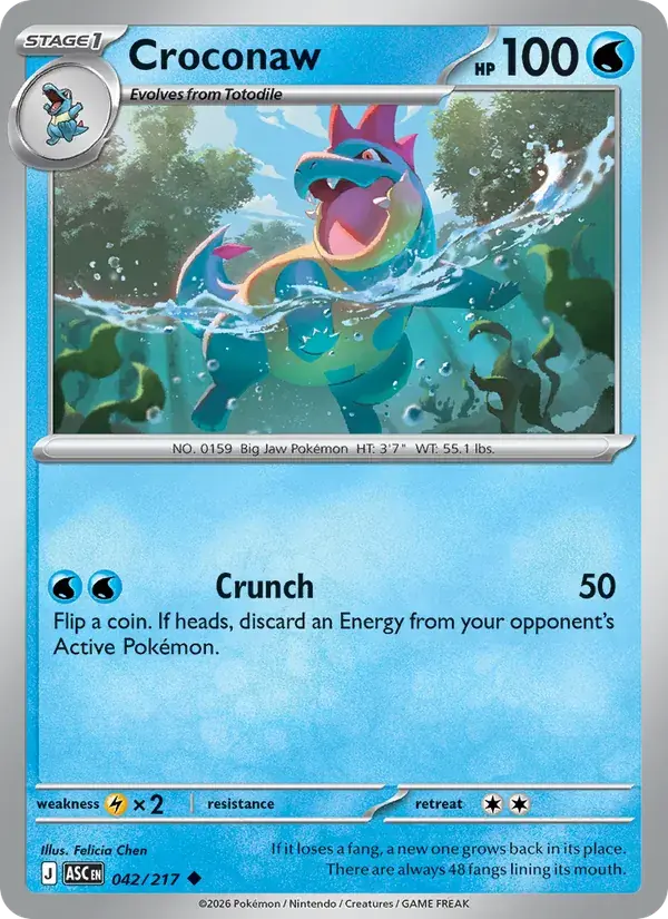 Croconaw - 042/295 - Ascended Heroes