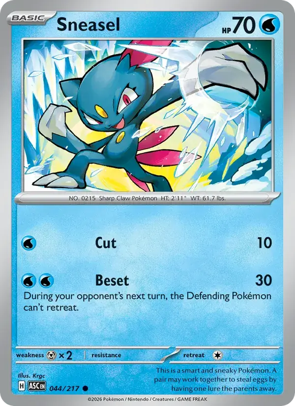 Sneasel - 044/295 - Ascended Heroes