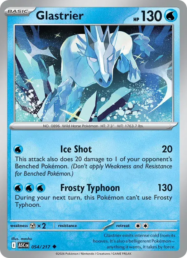 Glastrier - 054/295 - Ascended Heroes