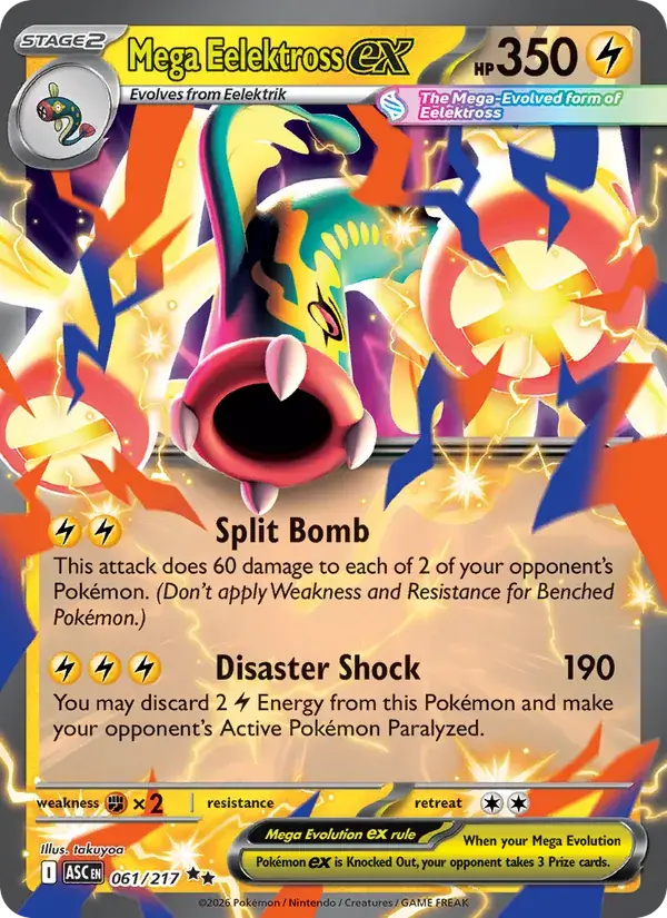Mega Eelektross ex - 061/295 - Ascended Heroes