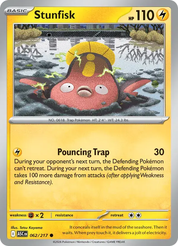 Stunfisk - 062/295 - Ascended Heroes