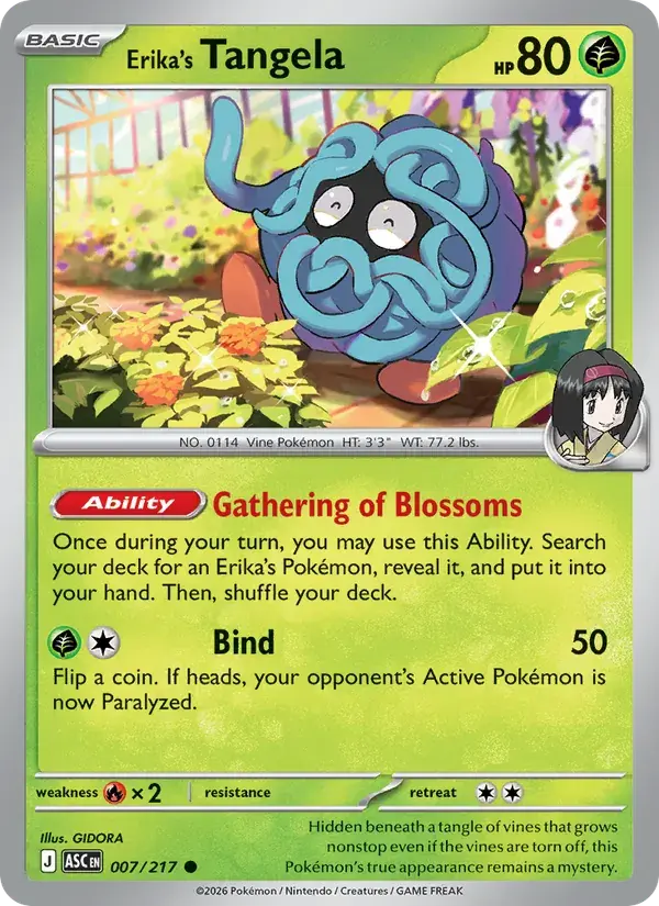 Erika's Tangela - 007/295 - Ascended Heroes