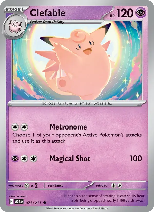 Clefable - 075/295 - Ascended Heroes