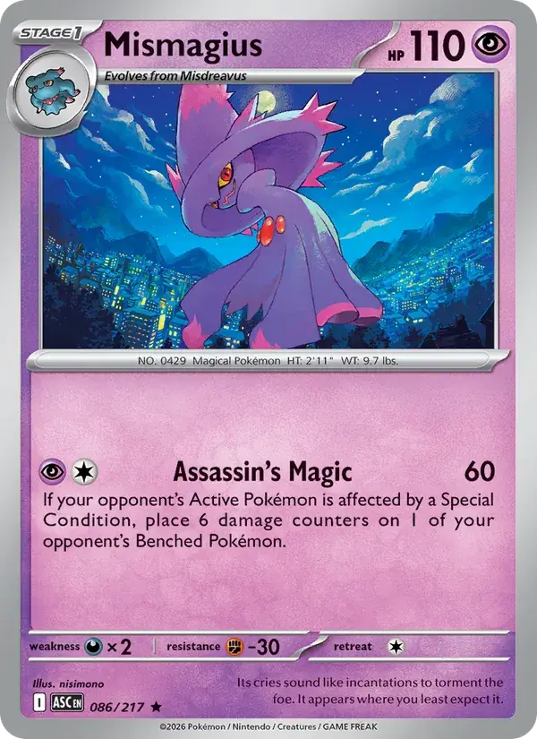 Mismagius - 086/295 - Ascended Heroes