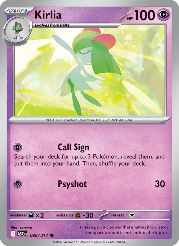Kirlia - 088/295 - Ascended Heroes