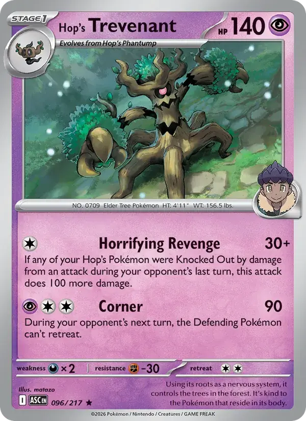 Hop's Trevenant - 096/295 - Ascended Heroes