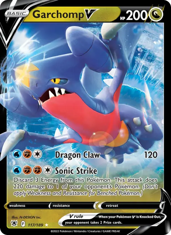 Garchomp V - 117/216 - Astral Radiance