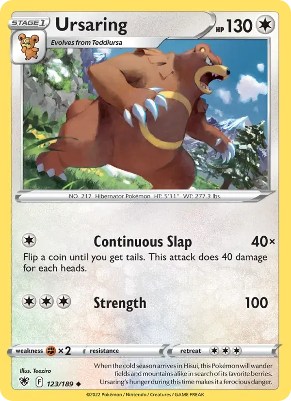 Ursaring - 123/216 - Astral Radiance