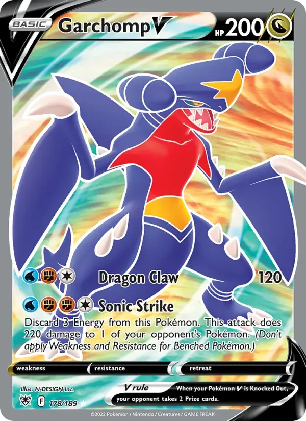 Garchomp V - 178/216 - Astral Radiance