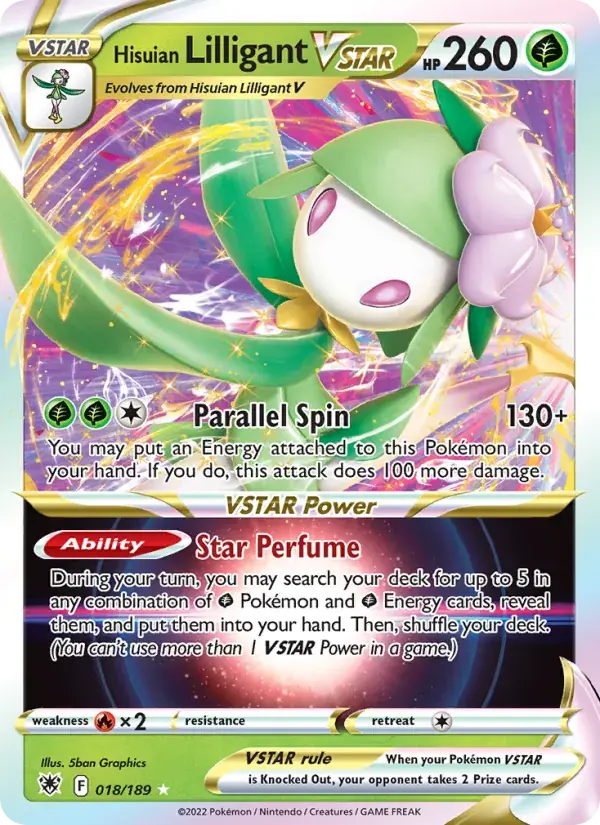 Hisuian Lilligant VSTAR - 018/216 - Astral Radiance