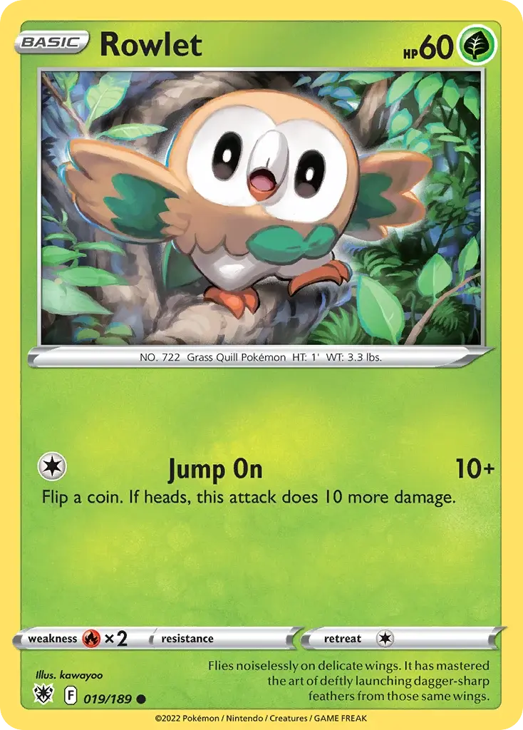 Rowlet - 019/216 - Astral Radiance