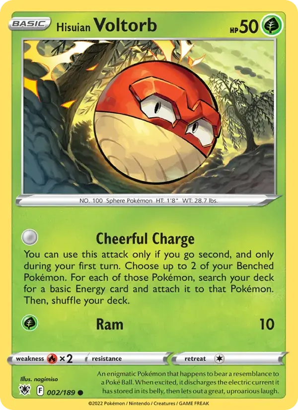 Hisuian Voltorb - 002/216 - Astral Radiance