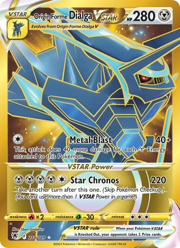 Origin Forme Dialga VSTAR - 210/216 - Astral Radiance