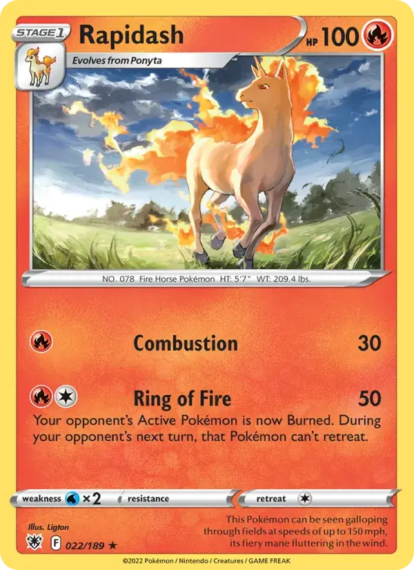 Rapidash - 022/216 - Astral Radiance