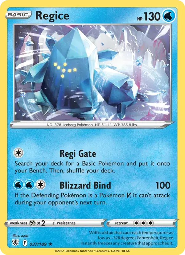 Regice - 037/216 - Astral Radiance