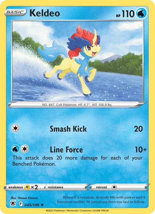Keldeo - 045/216 - Astral Radiance